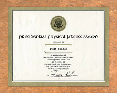 Duke Cannon Remembers the Presidential Physical Fitness Test
