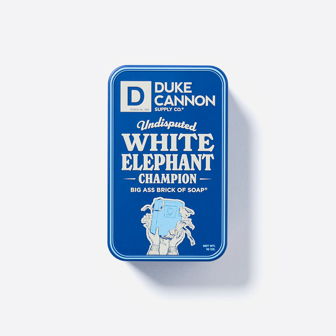 White Elephant Holiday Soap Tin Duke Cannon