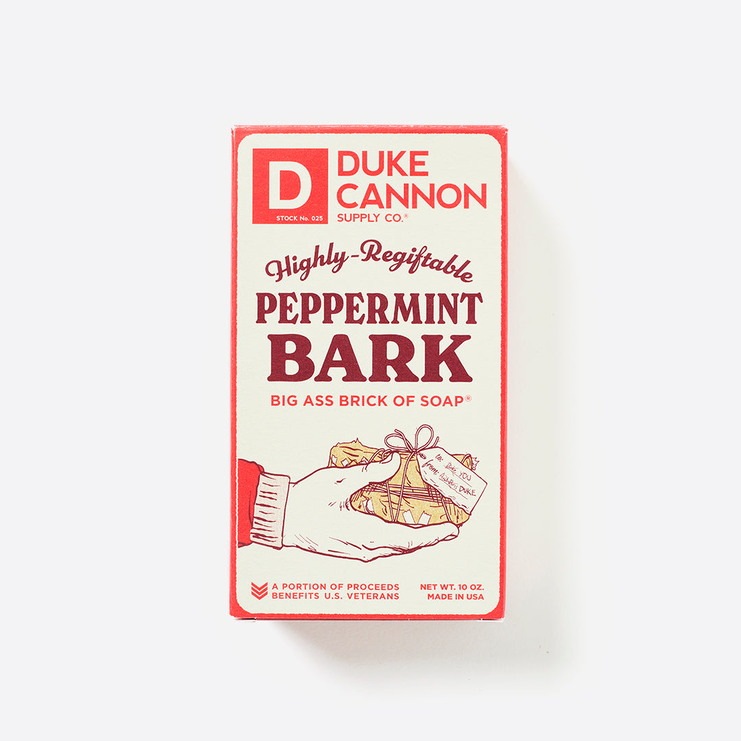 Highly Regiftable Peppermint Bark Soap