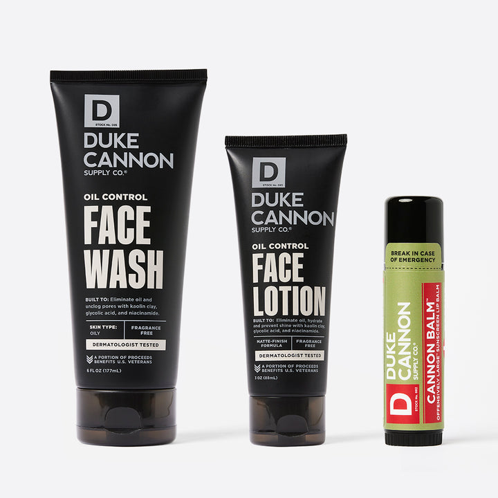 新品未使用　メンズ　デュークキャノンDUKE CANNON スキンケアセット Bundle-OilControlFaceWash-
