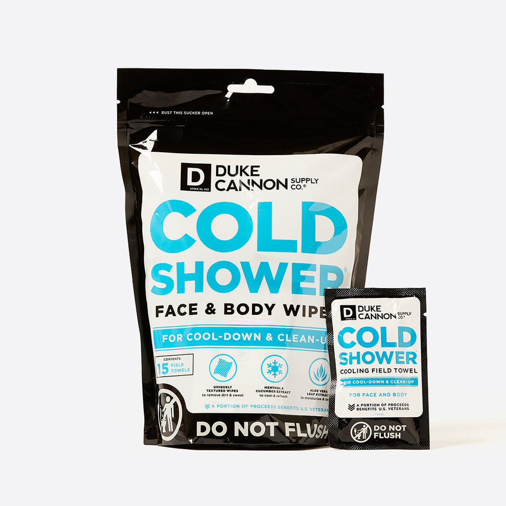 Duke Cannon Cold Shower Ice Cold Body Scrub, 8 oz.