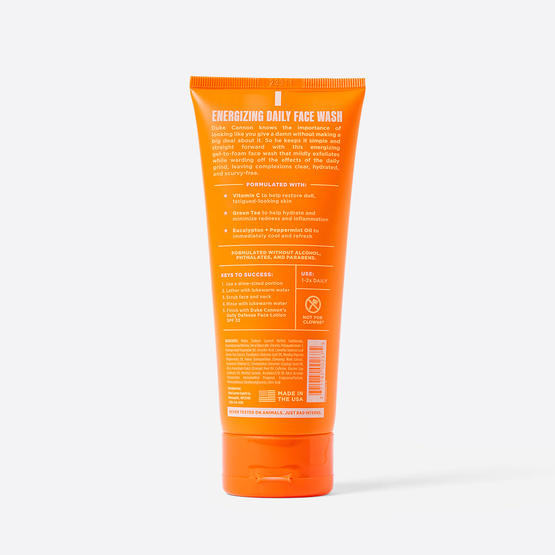 Energizing Daily Face Wash Duke Cannon Supply Co energizing-daily-face-wash-duke-cannon-supply-co