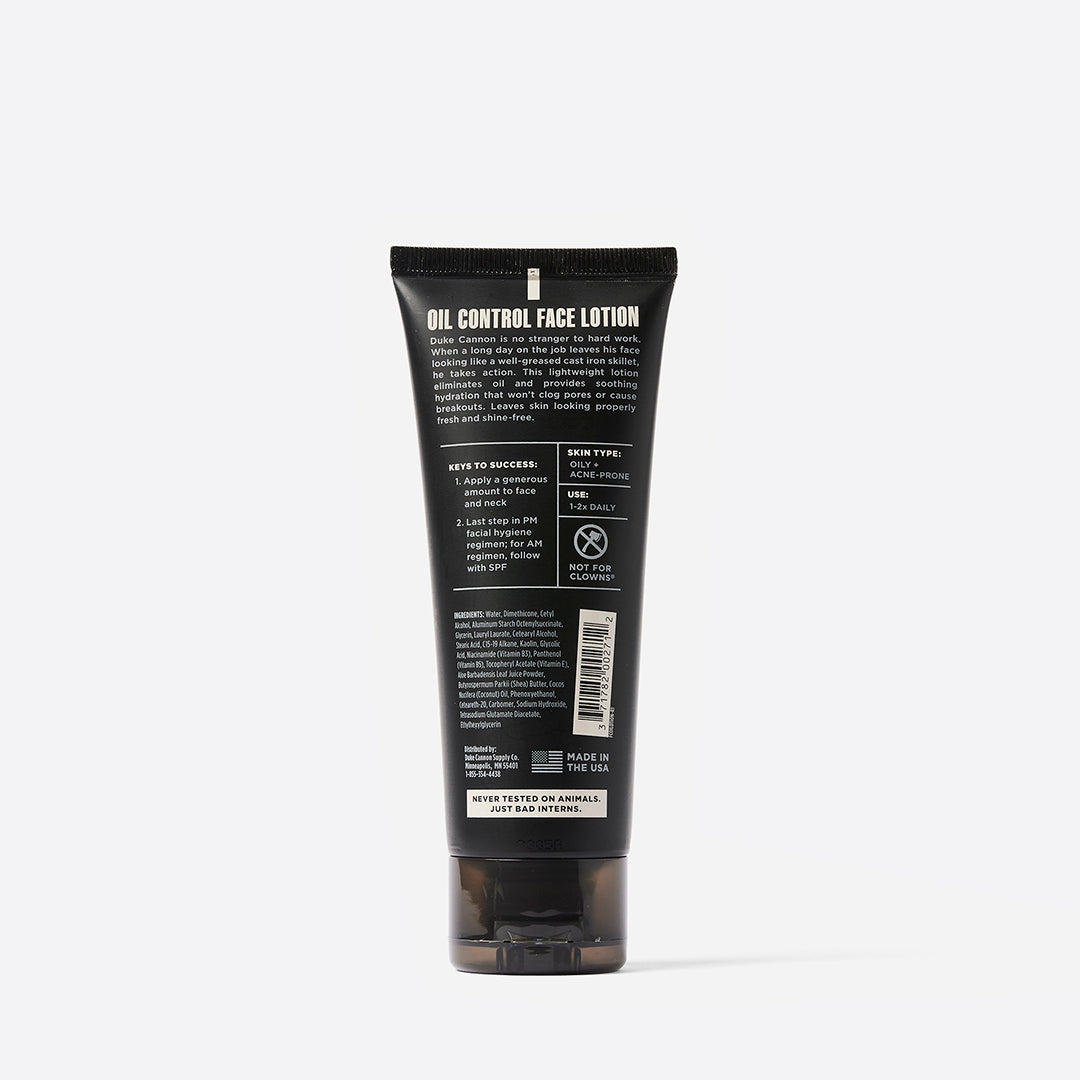 Oil Control Face Lotion | Duke Cannon Supply Co.