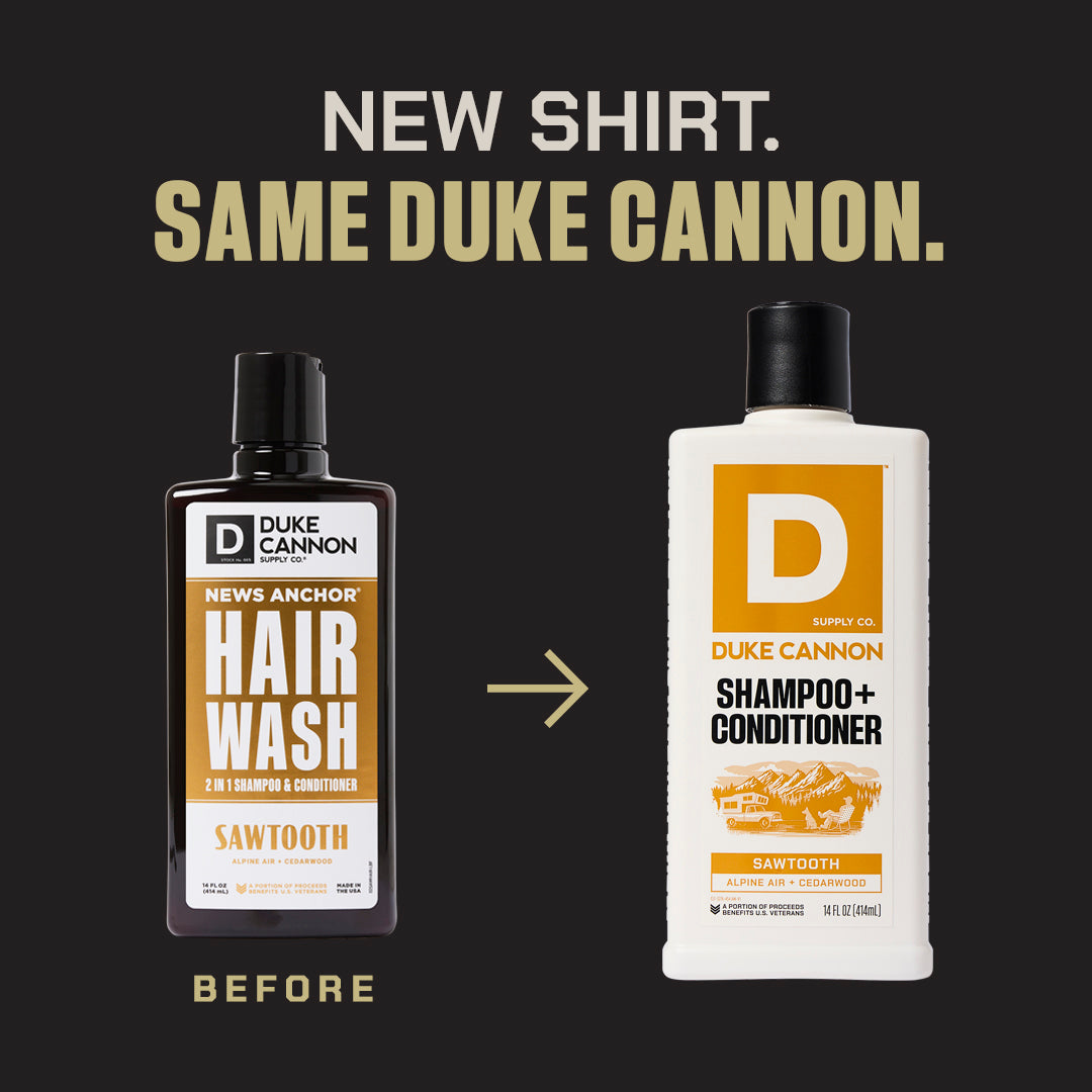 Shampoo + Conditioner - Sawtooth – Duke Cannon