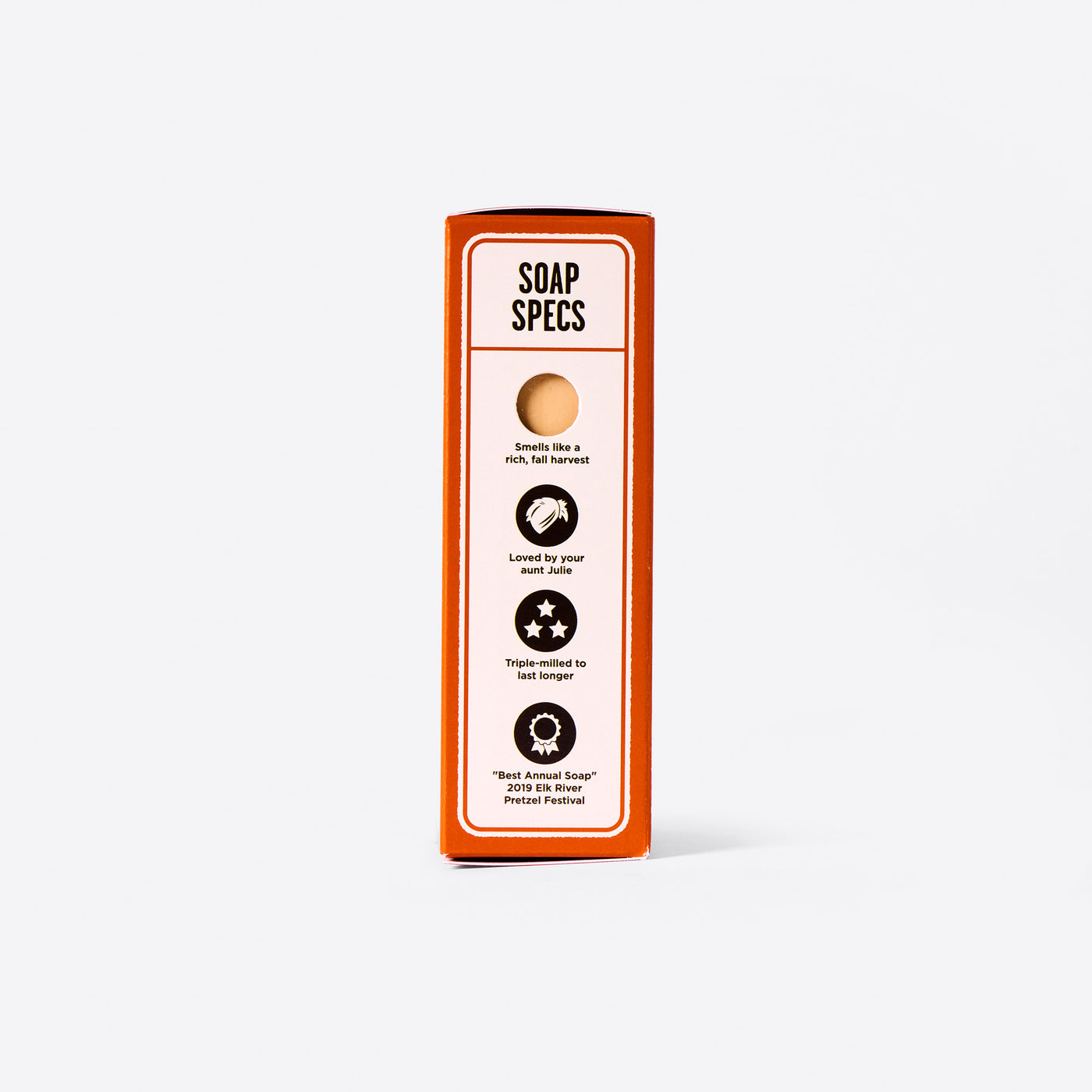 Soap Specs packaging on a white background