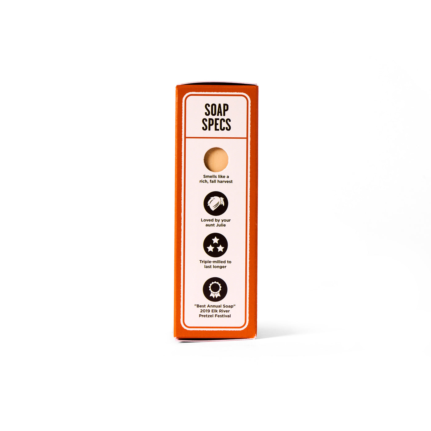 Soap Specs packaging on a white background
