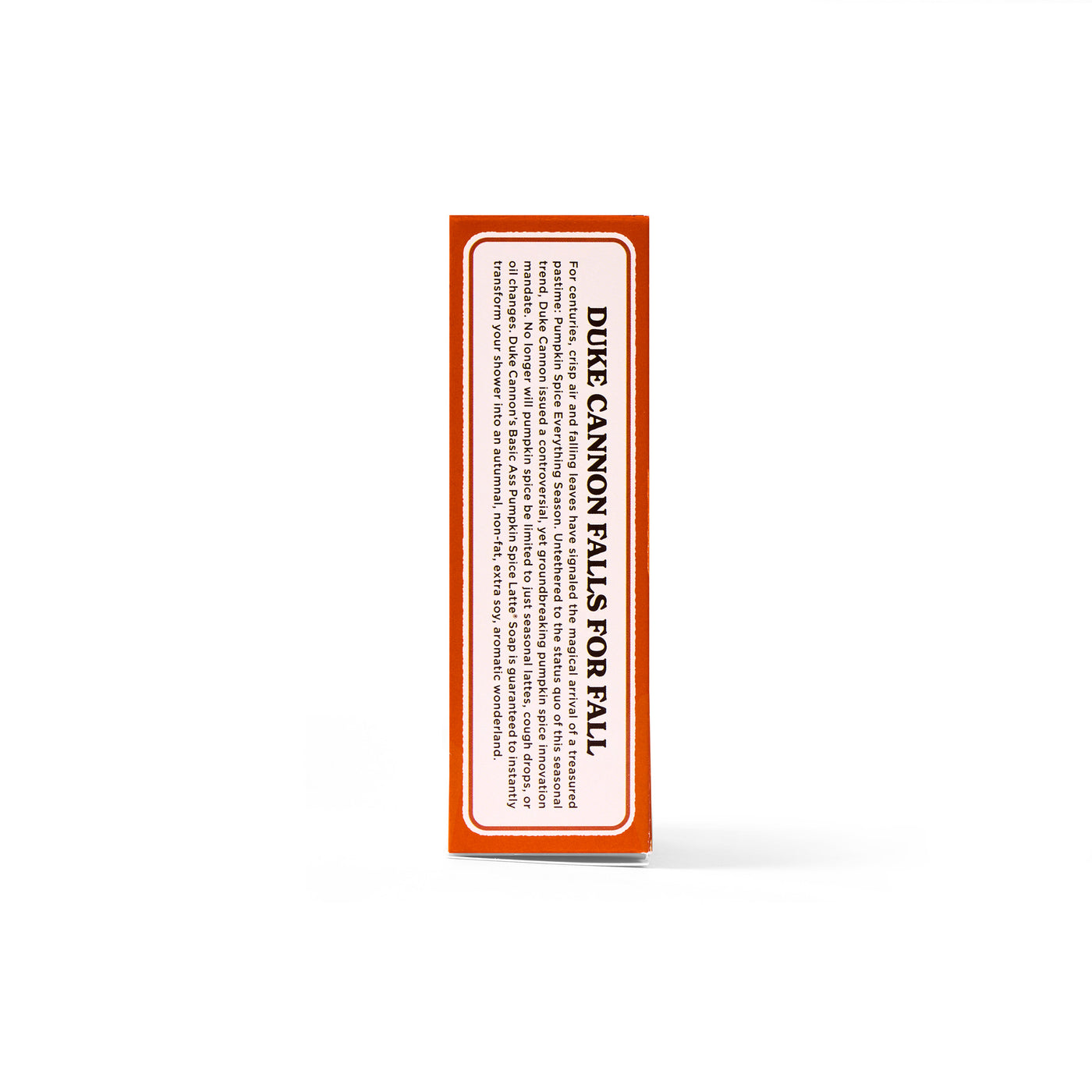 Duke Cannon soap bar packaging on a white background
