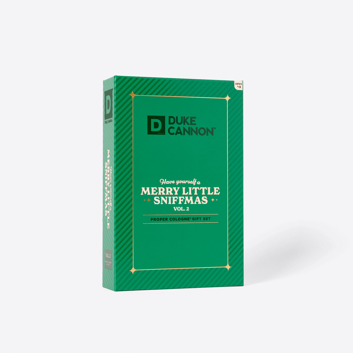 A Green Holiday Book cologne gift set called Merry Little Sniffmas Vol. 2. It includes a Palomino, Seawolf and Sawtooth cologne ration.