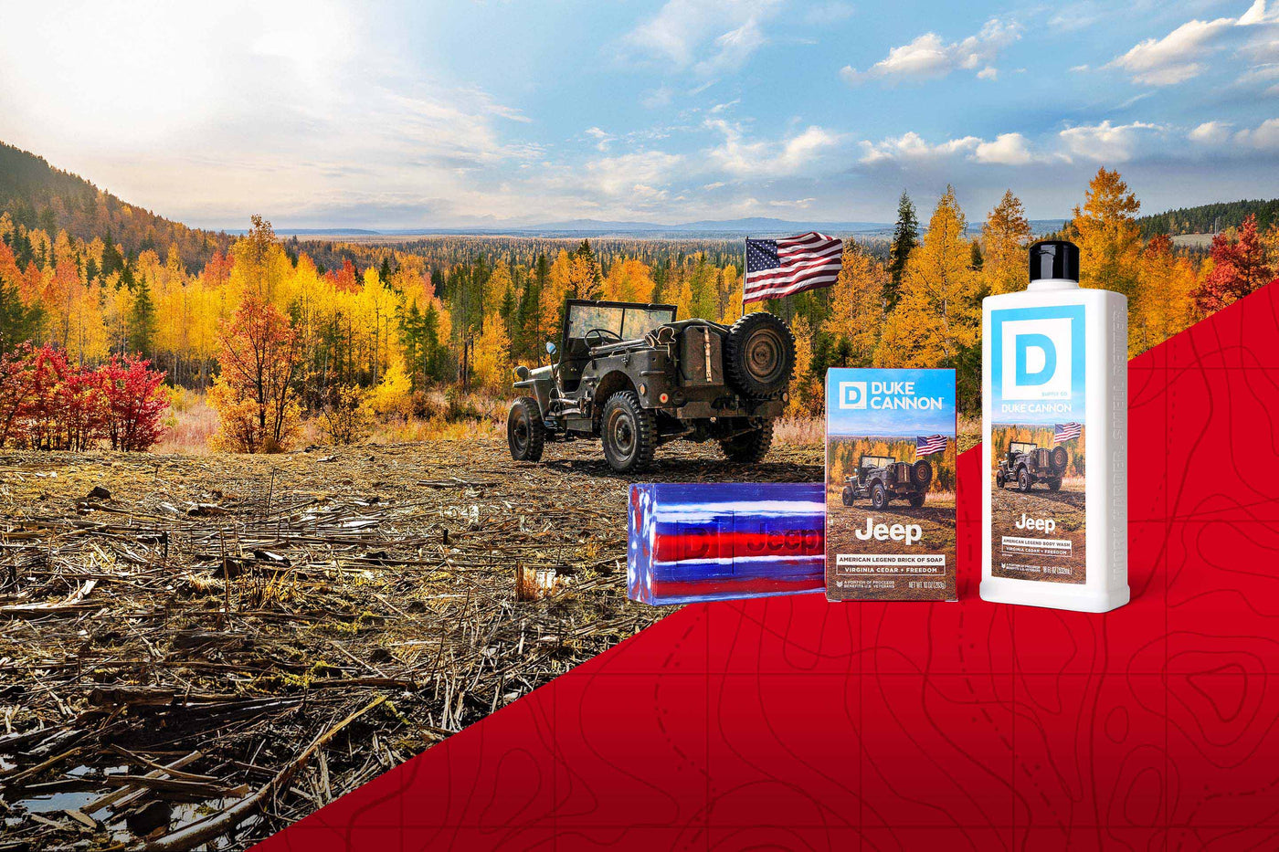 Duke Cannon, brand website product image