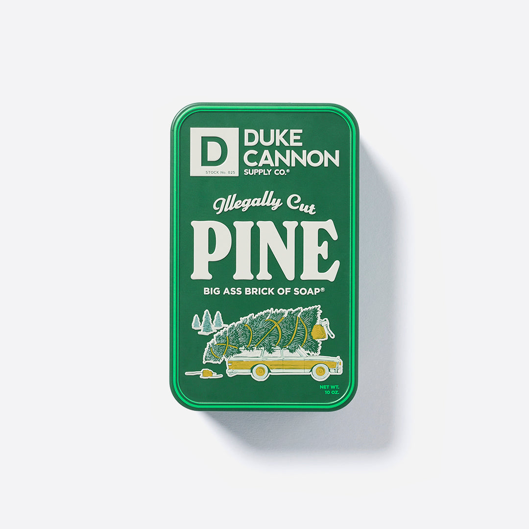 Illegally Cut Pine Holiday Tin