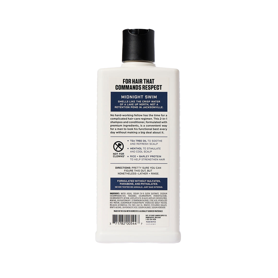 Shampoo + Conditioner - Midnight Swim – Duke Cannon
