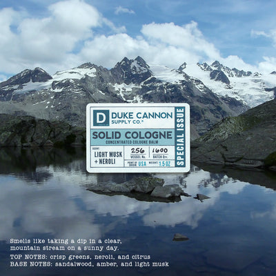 Solid Cologne - Light Musk + Neroli (Special Issue) - Duke Cannon
