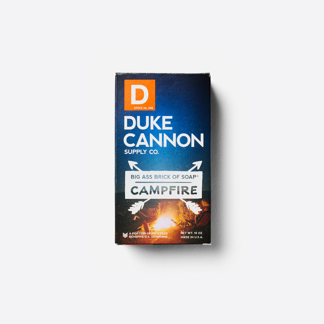 7x Duke Cannon Big A$$ Brick store of Soap in Campfire & Buffalo Trace