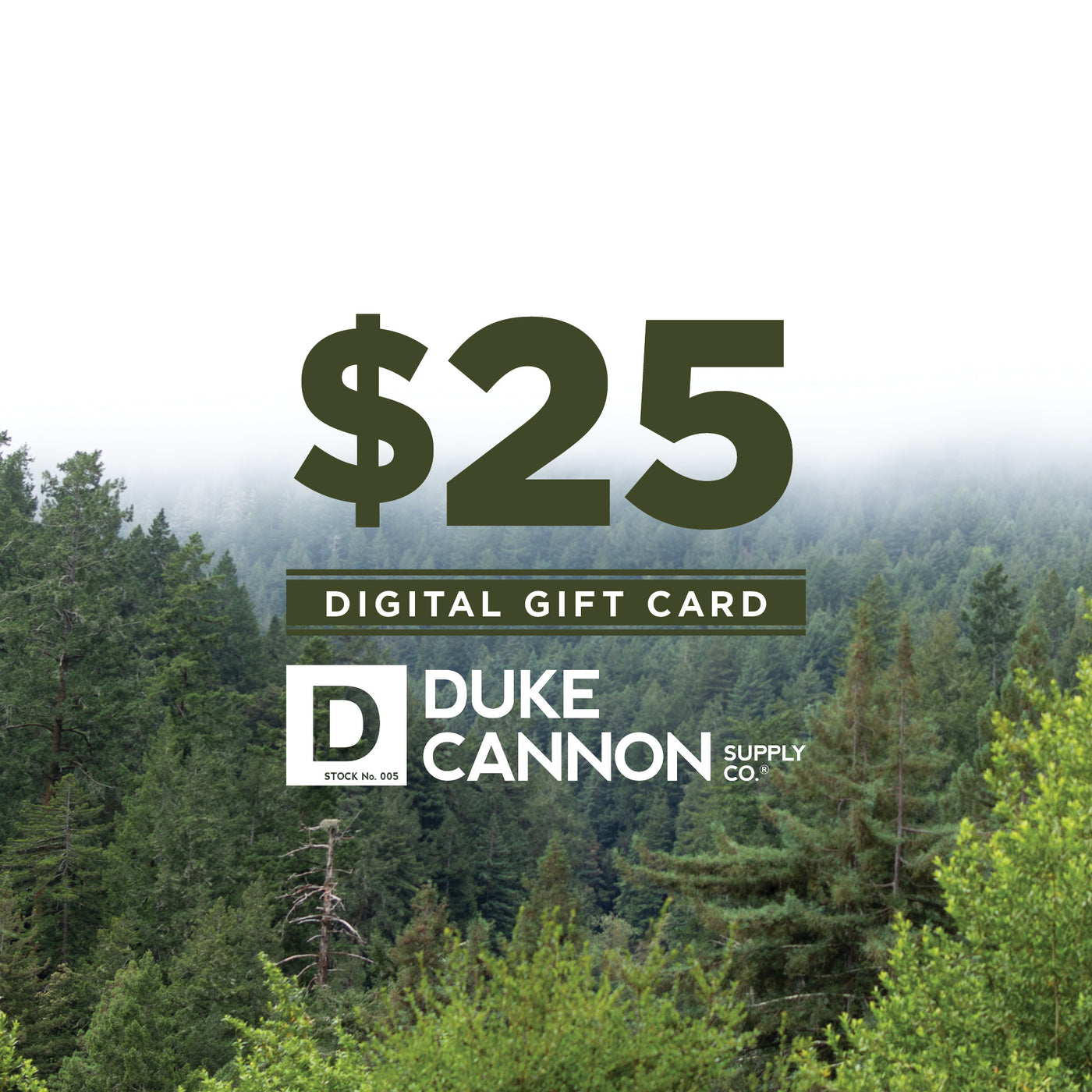 $25 Duke Cannon Gift Card - Duke Cannon